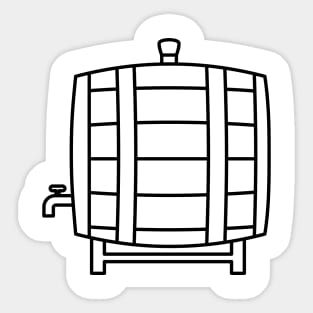 Wine Keg Sticker